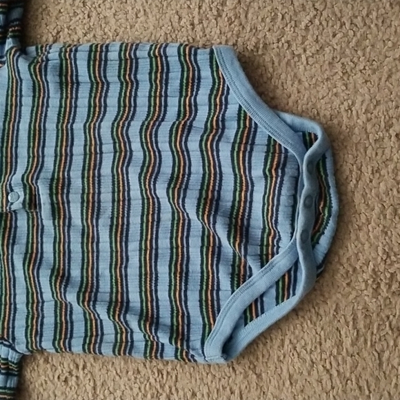 TKS Basics Boy's Stripe Onesie - Picture 2 of 5